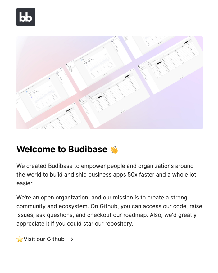Welcome to Operly email