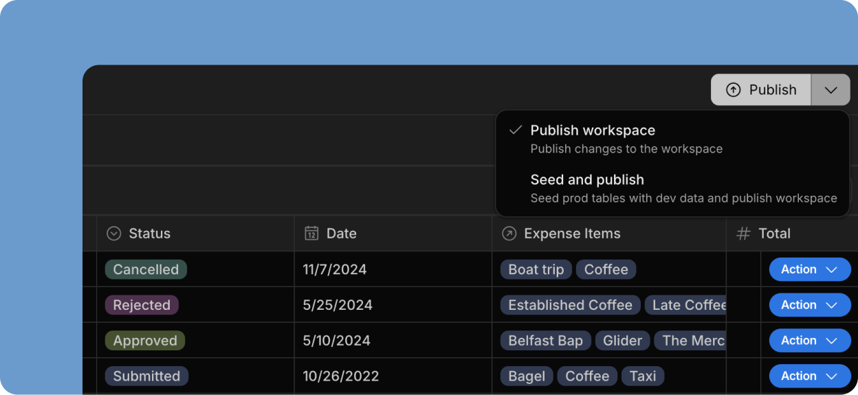 Seed data flow
