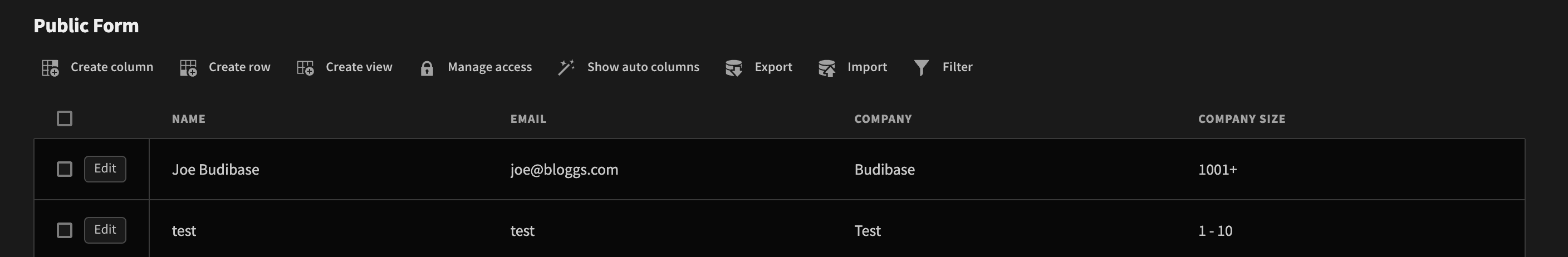 Test entry Test entry