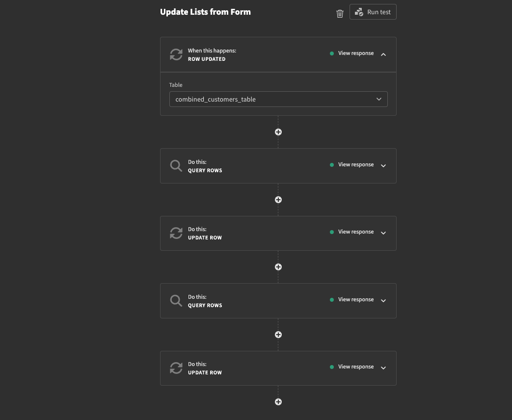 Update both lists from form Update two DBs from form