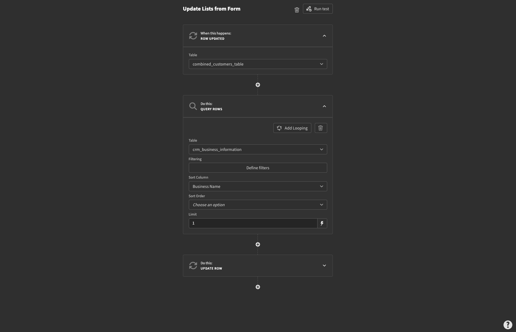 Build an automation Build an automation