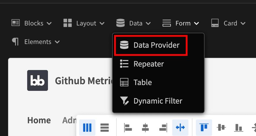 Add a data provider