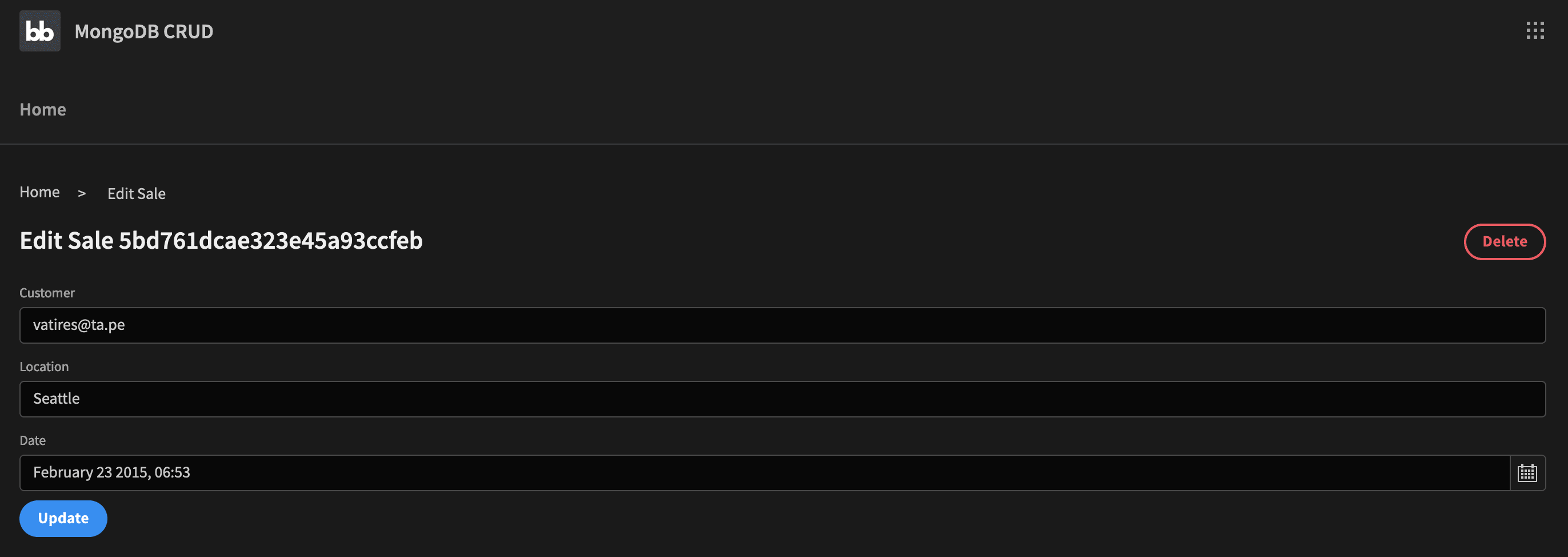 Edit and delete queries