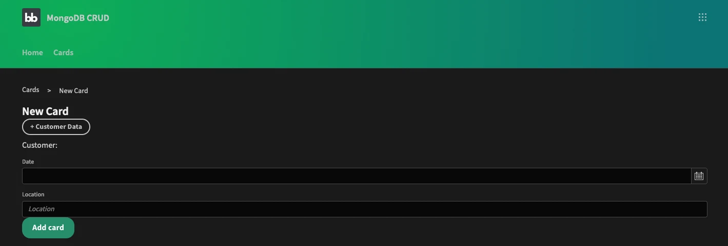 Card UI