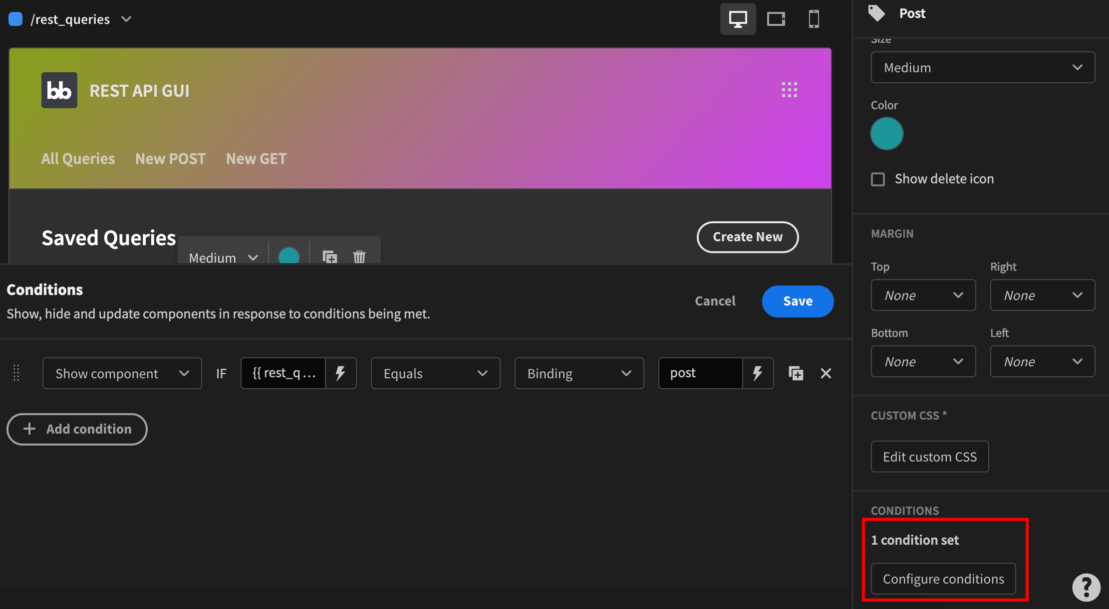 REST API GUI REST API GUI
