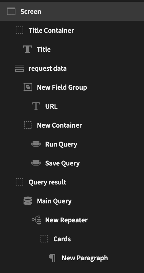 Component Tree Component Tree