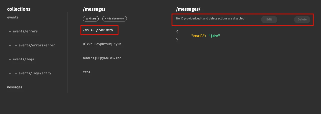 Firebase GUI