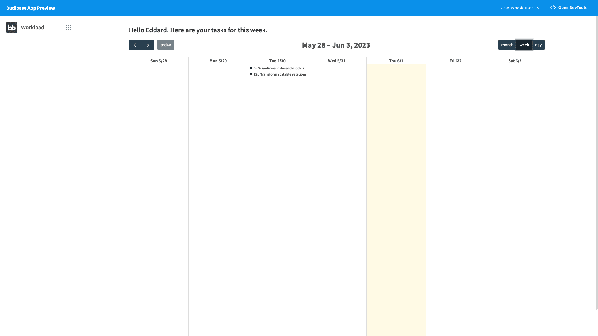 Workload Management UI Workload Management UI