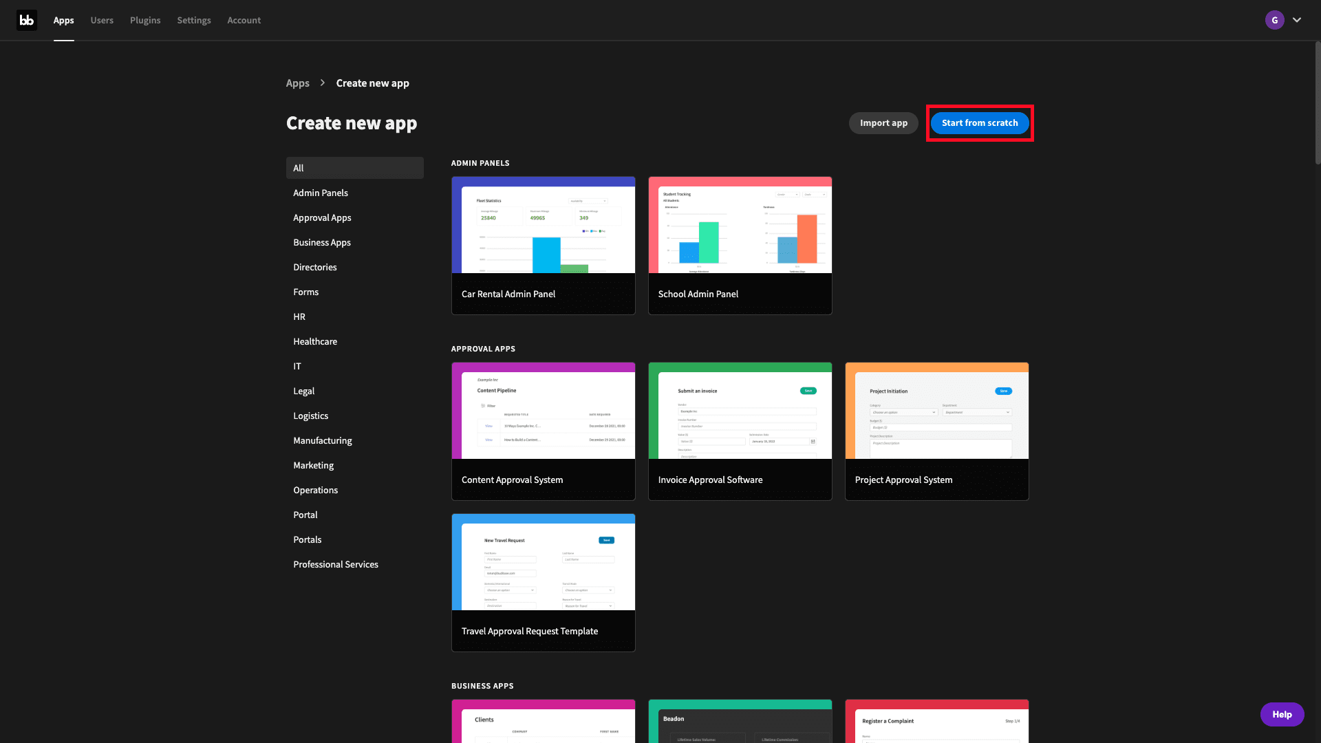 Create a Operly app