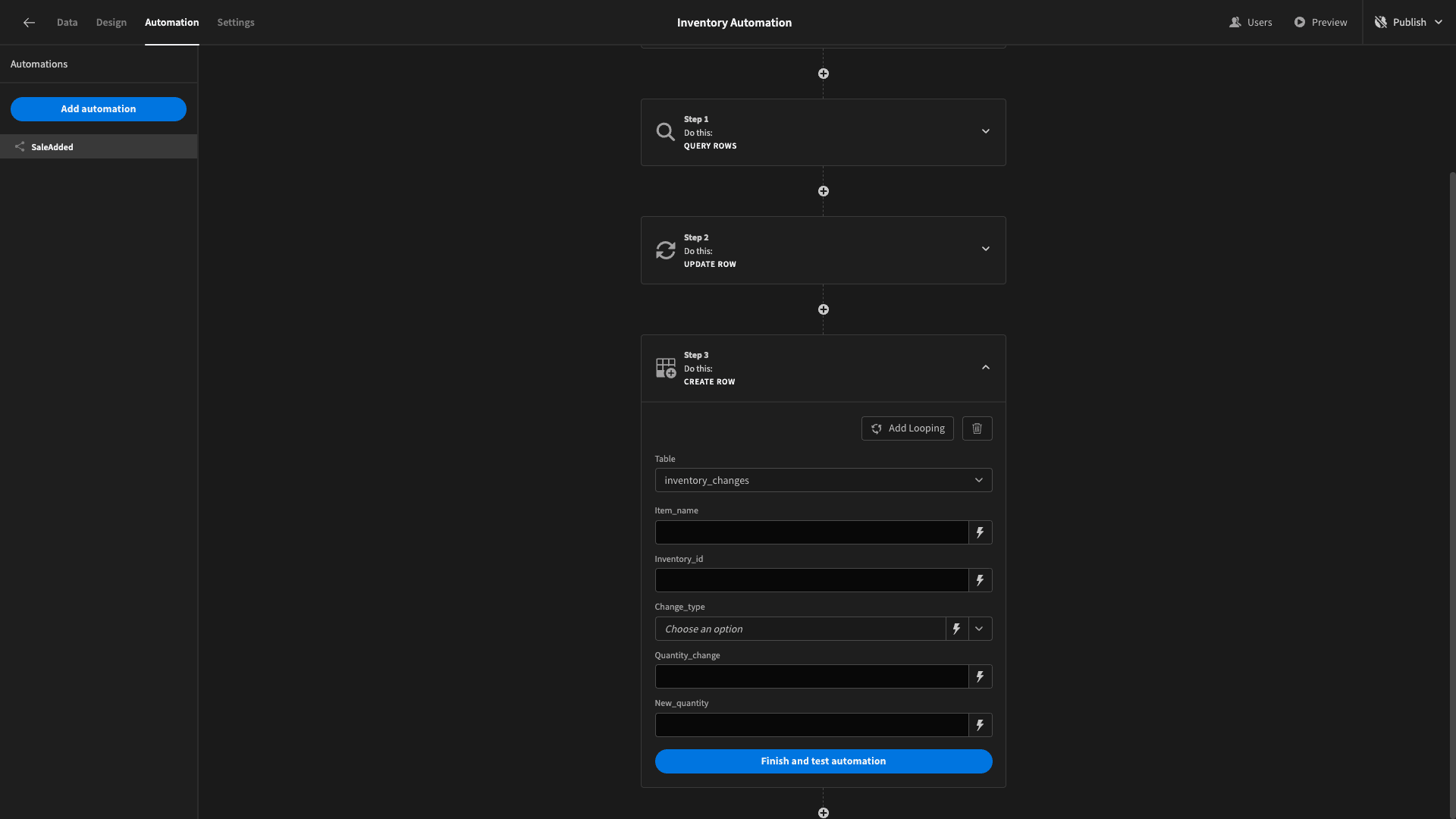 Add row