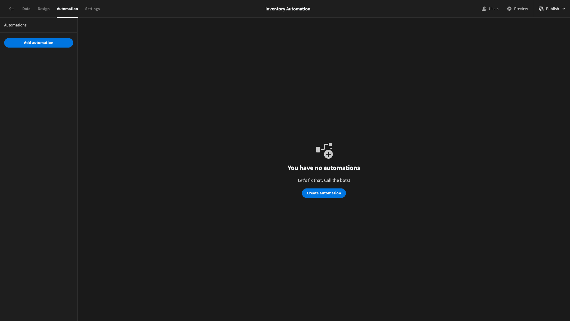 New automation