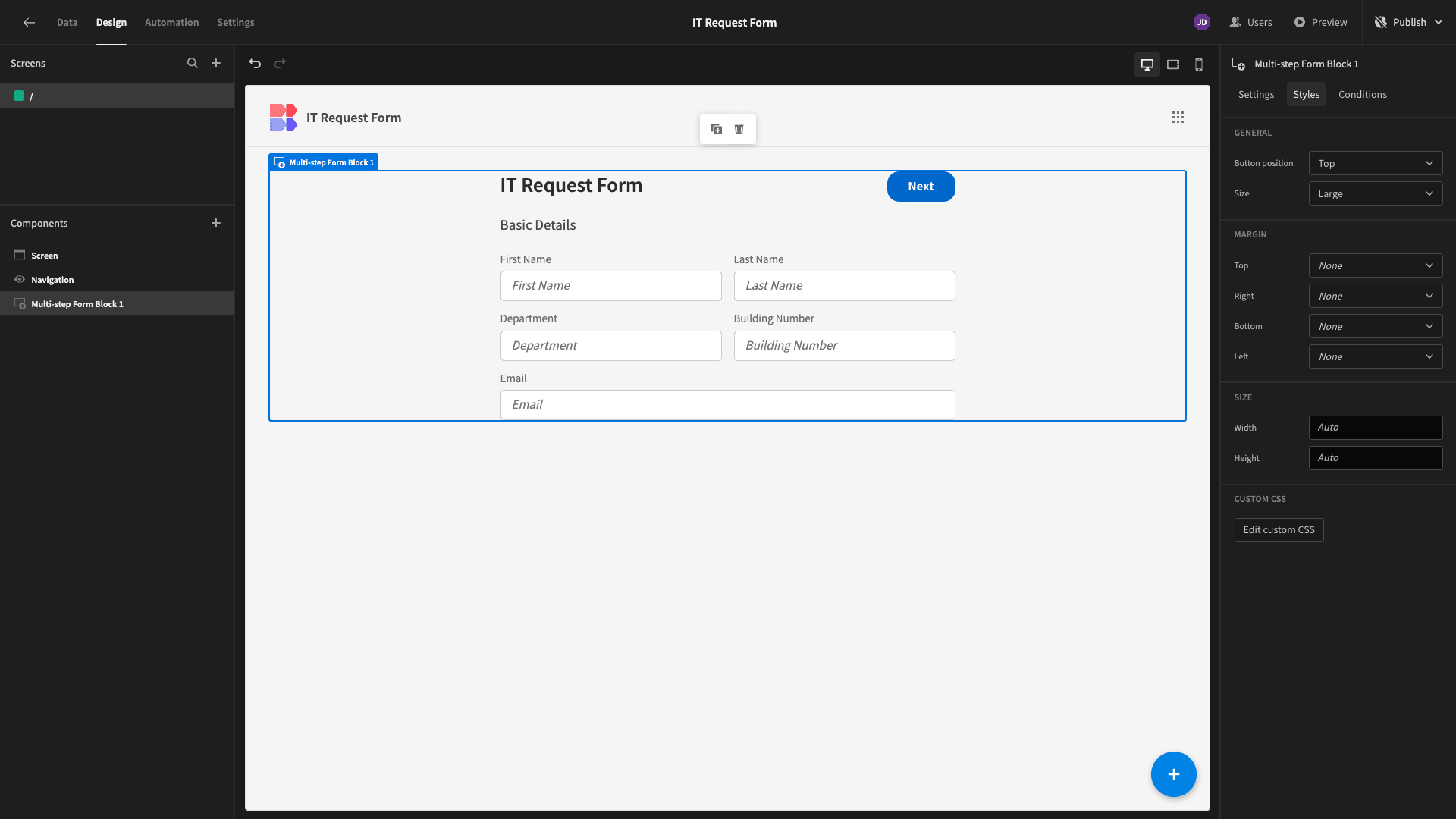 IT Request Form IT Request Form