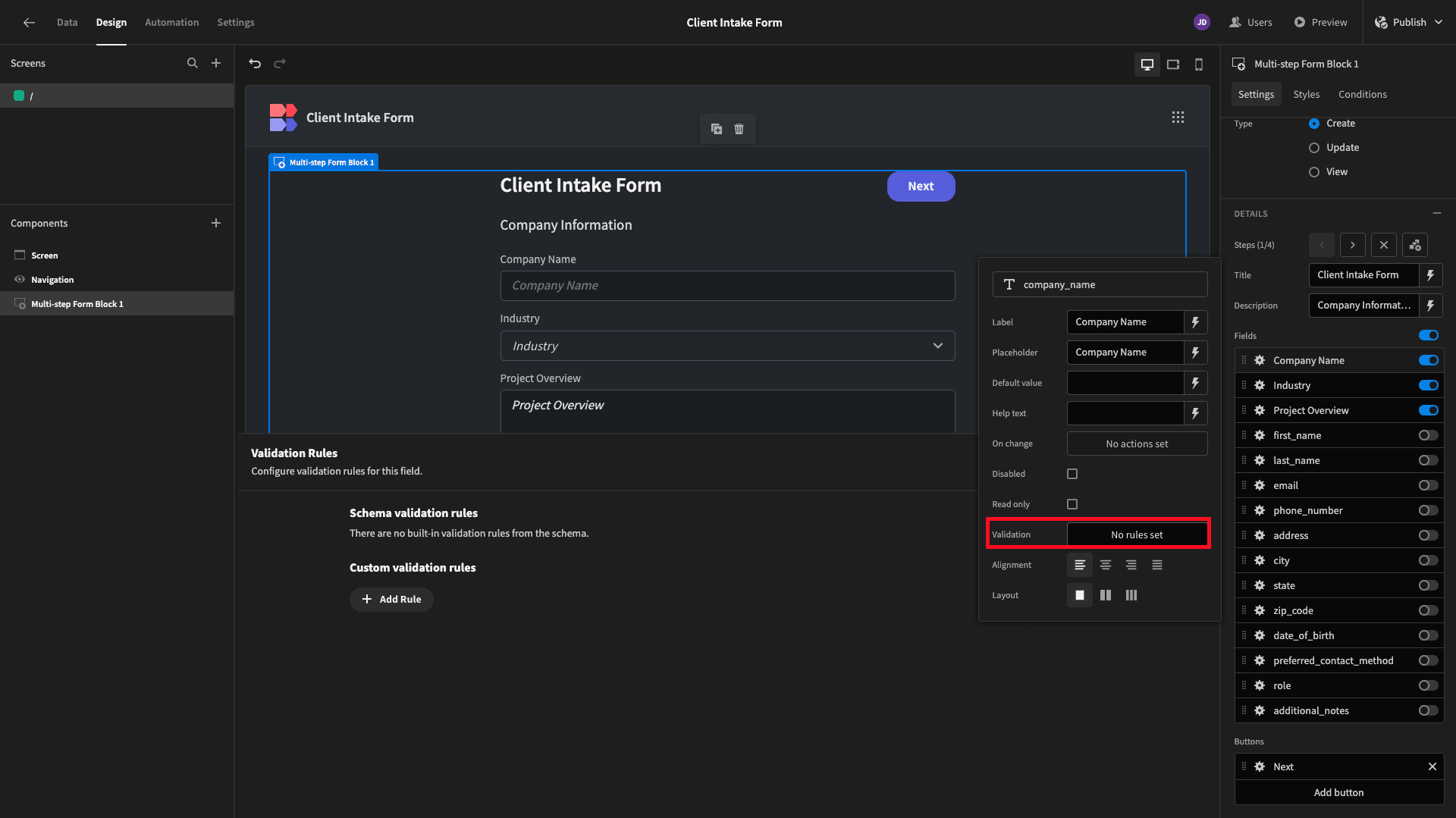 Custom validation Rules Custom Validation Rules