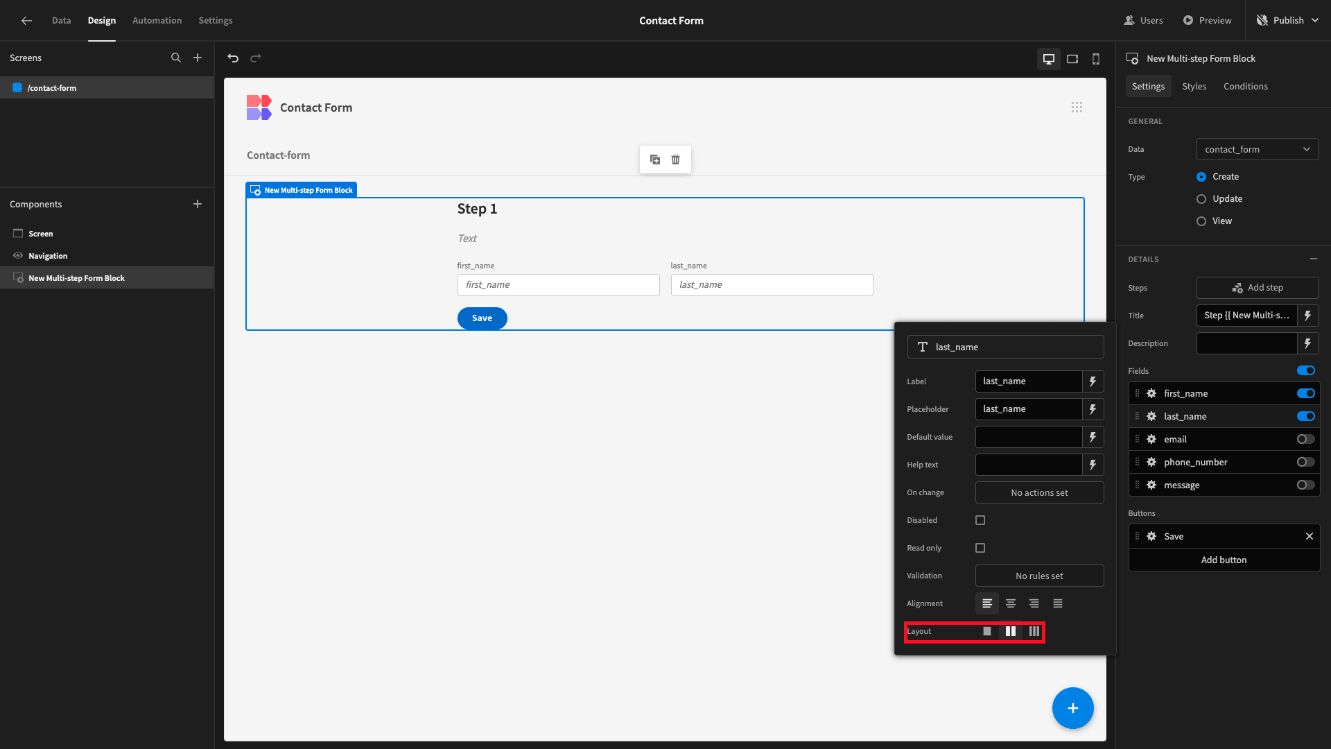 Form UI Form UI