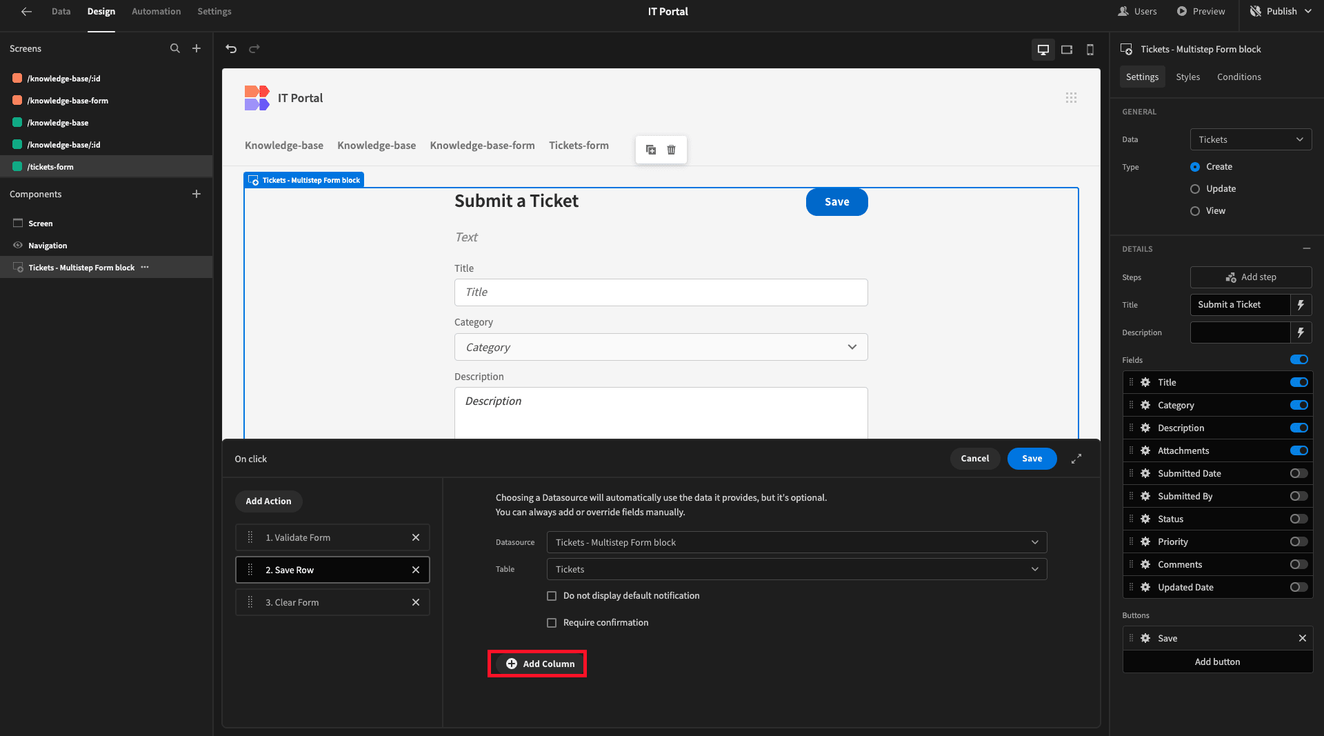 Add Columns
