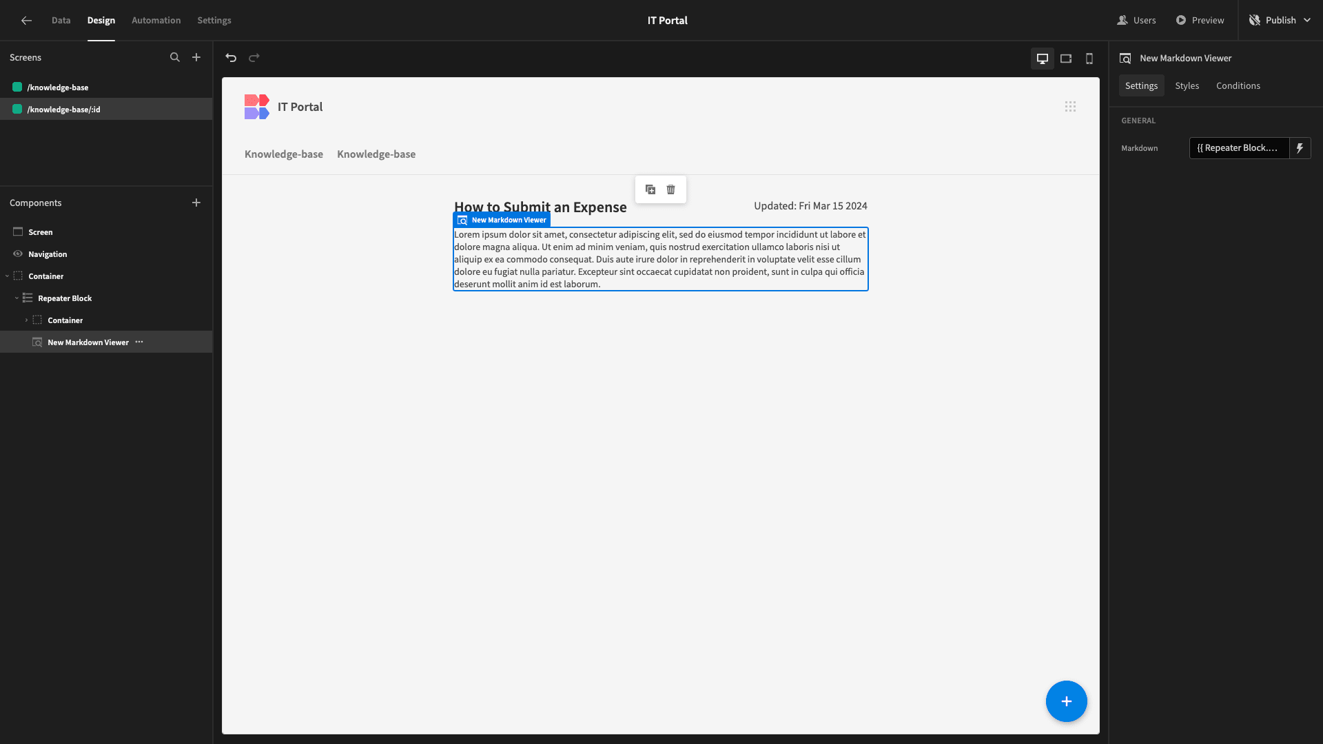 Markdown viewer