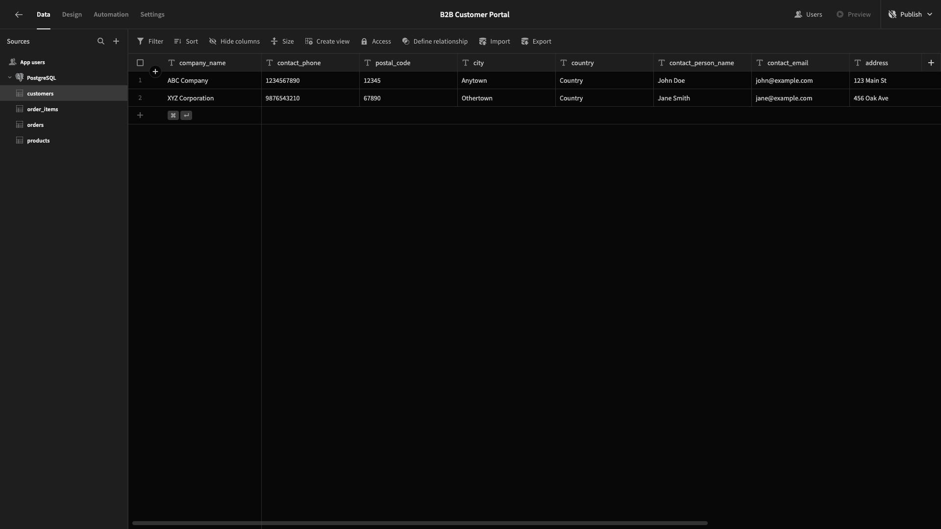 Database Database