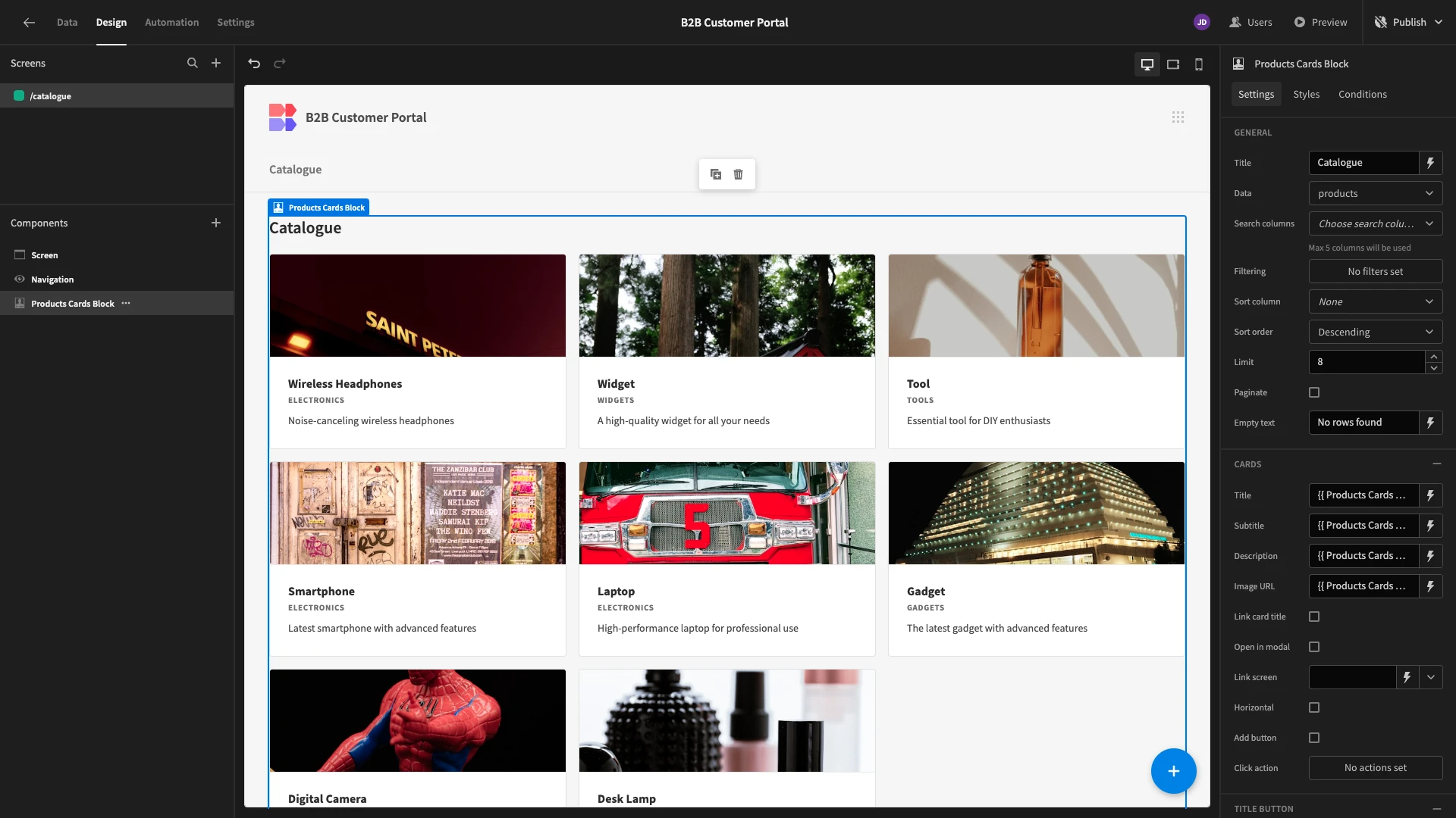 B2B Customer Portal B2B Customer Portal