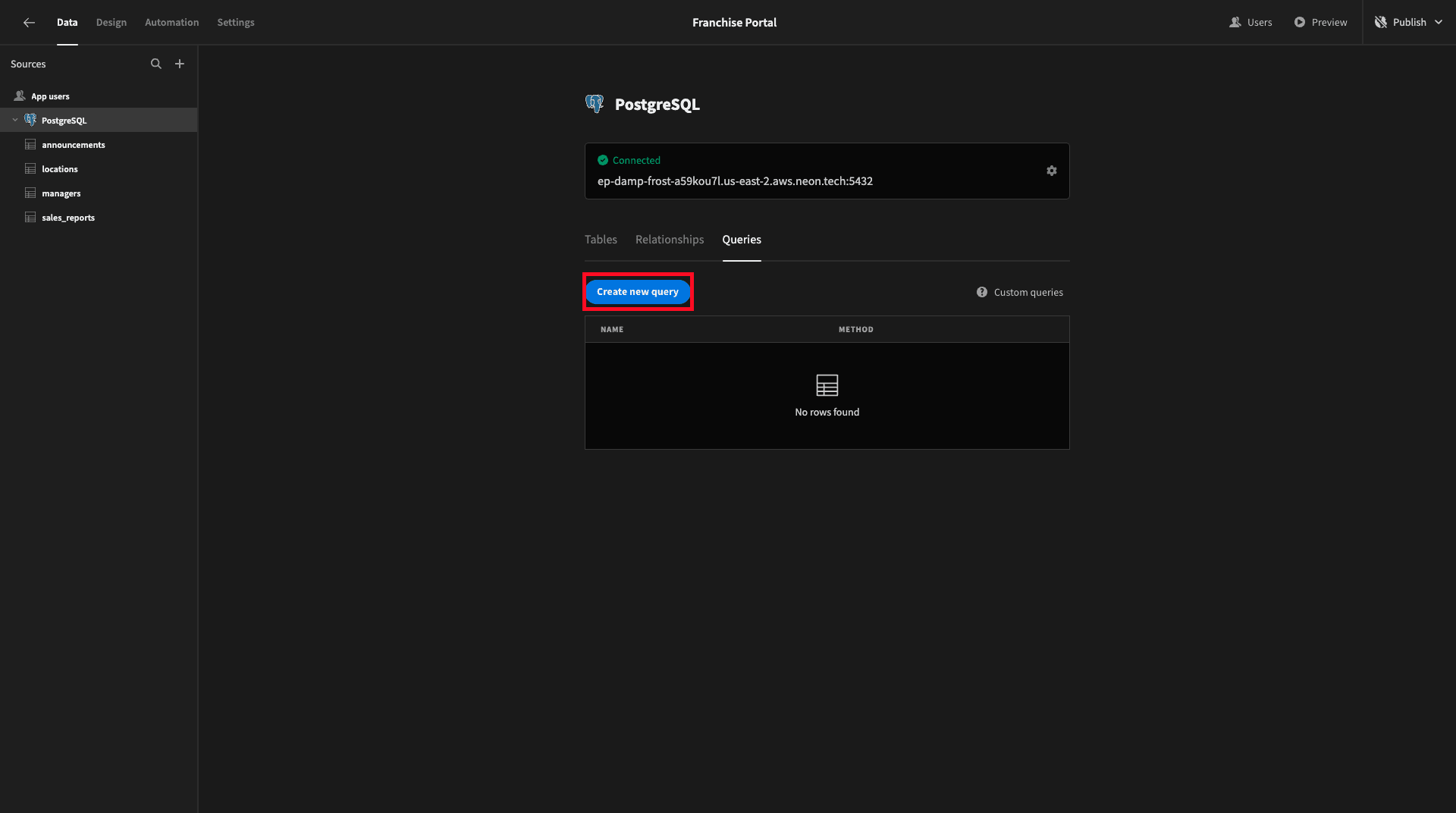 Create Query