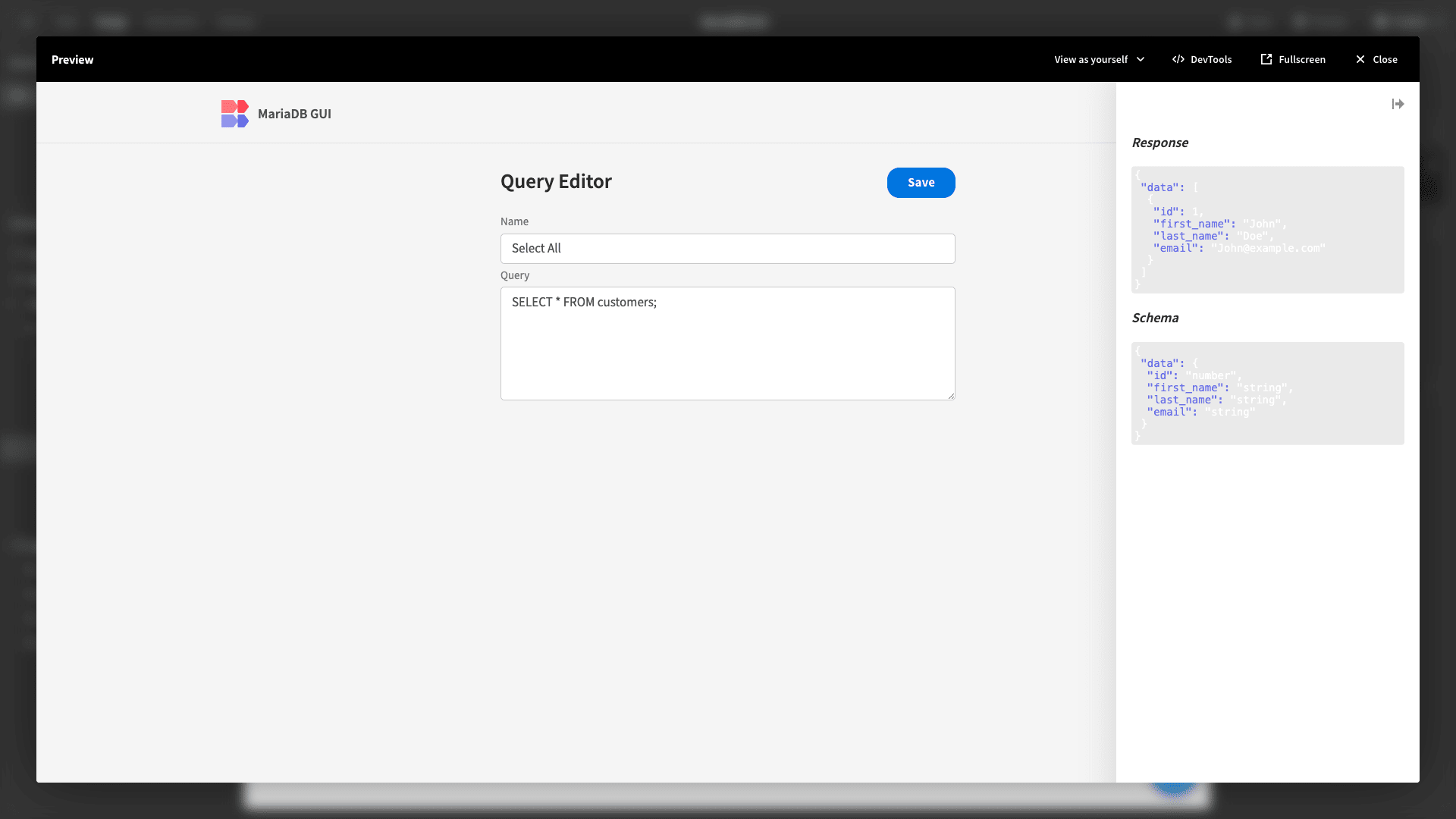 Query Response