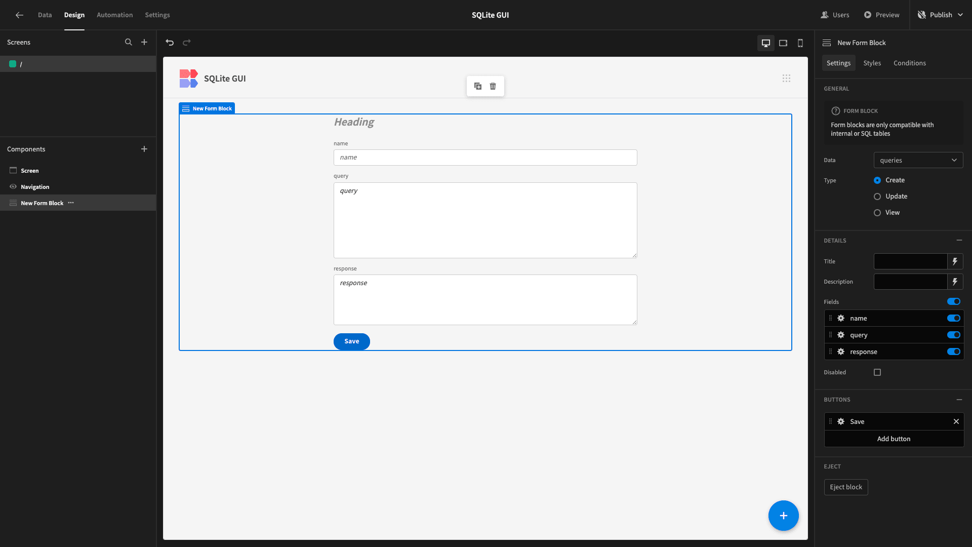 Form UI Form UI