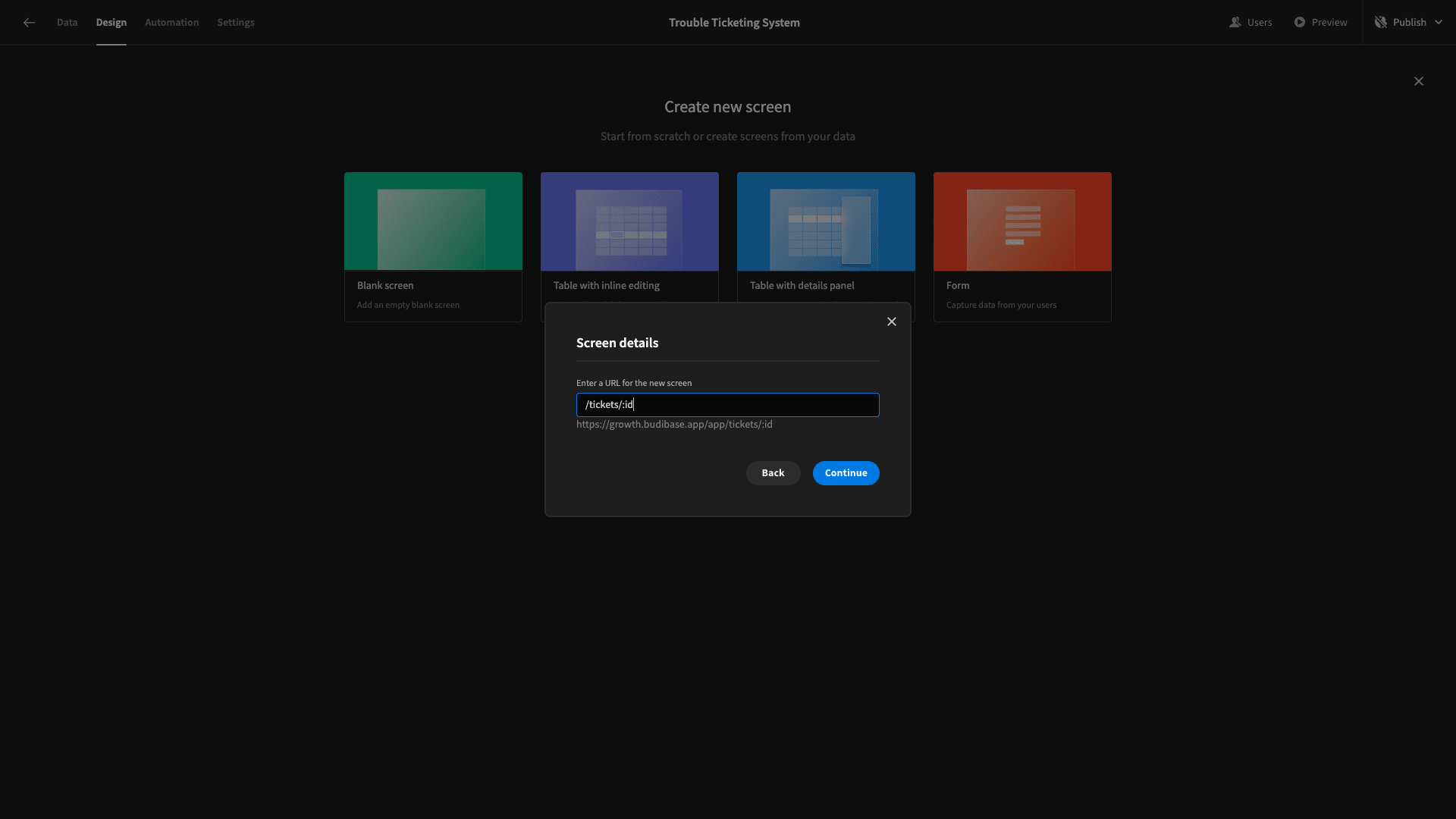 URL variable