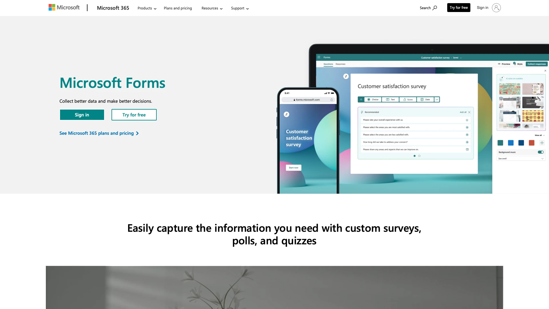 Microsoft Forms
