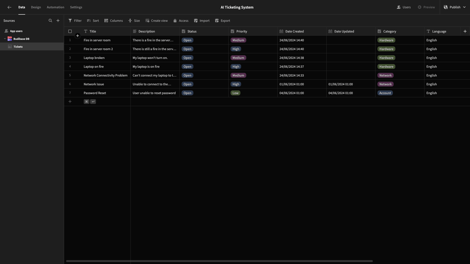Database