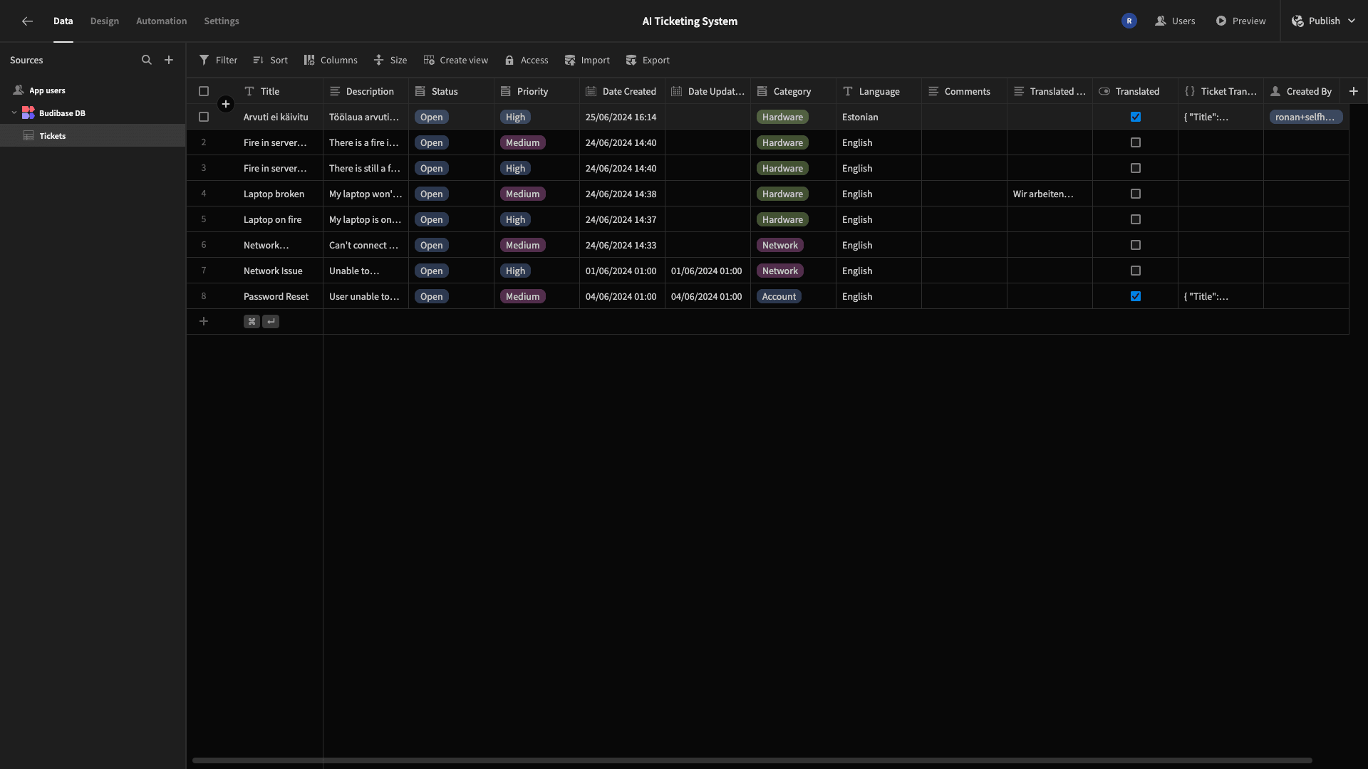 Database
