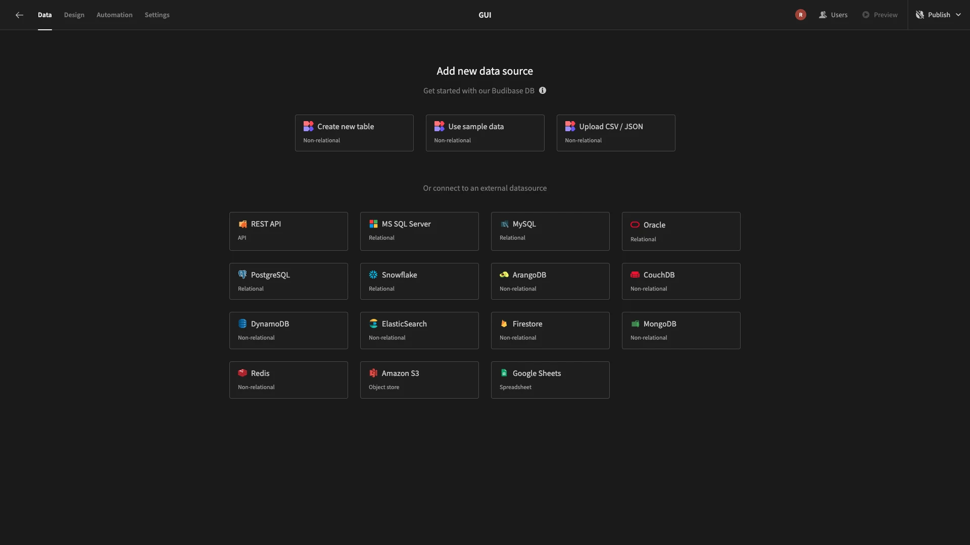 SQL GUI SQL GUI