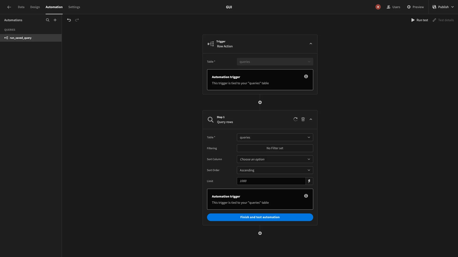 SQL GUI SQL GUI