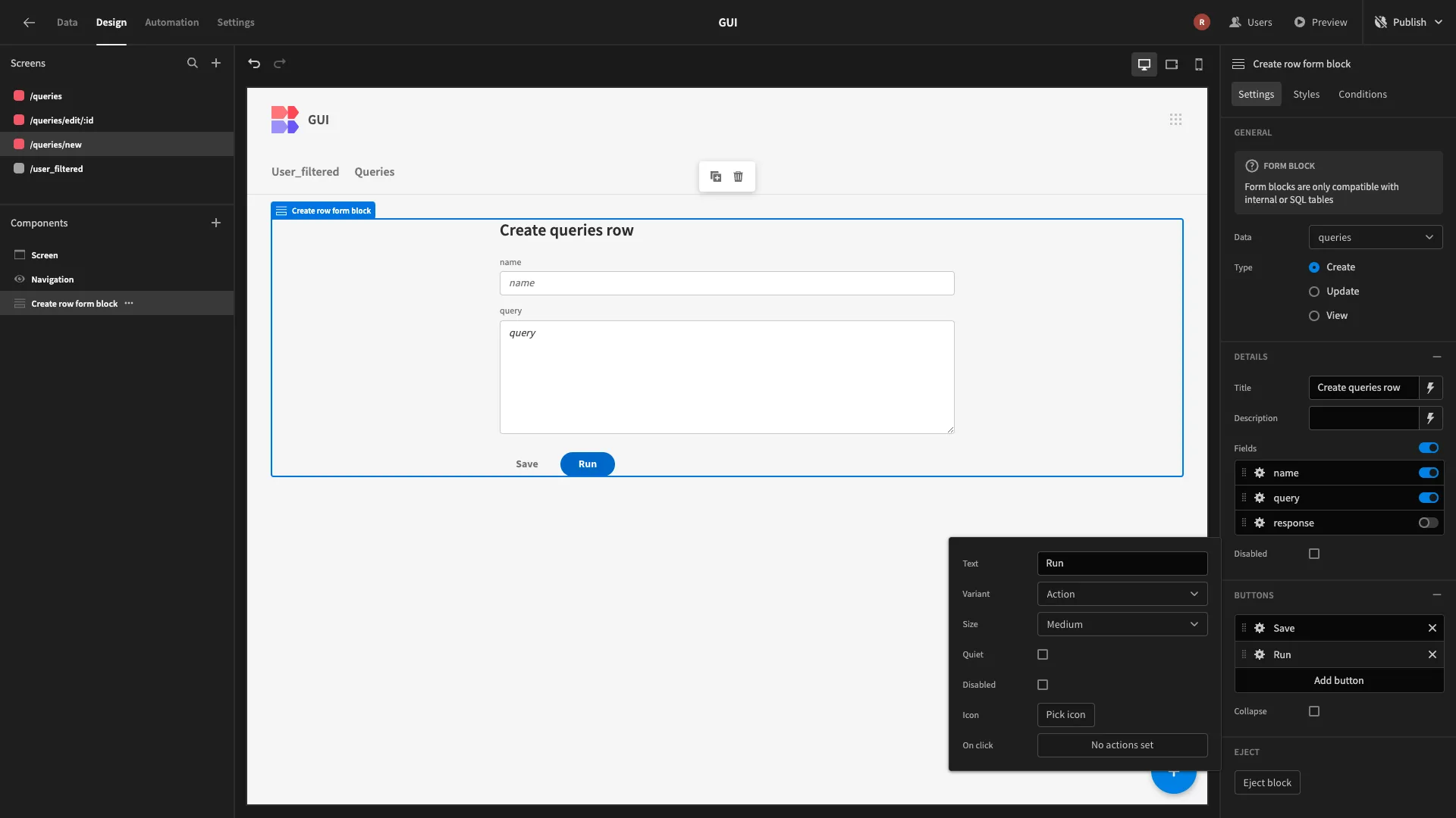 Query Editor Query Editor
