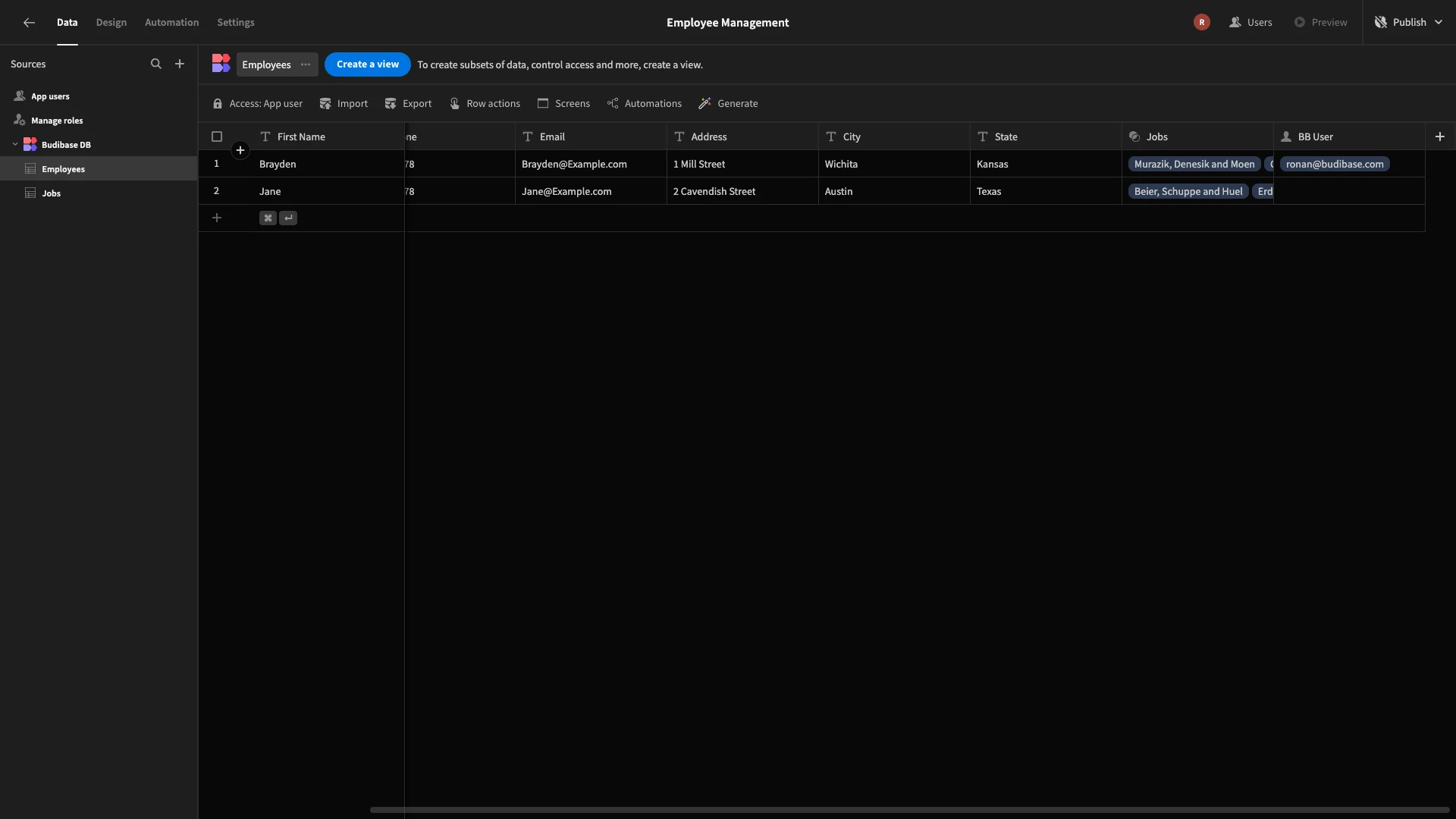 Database