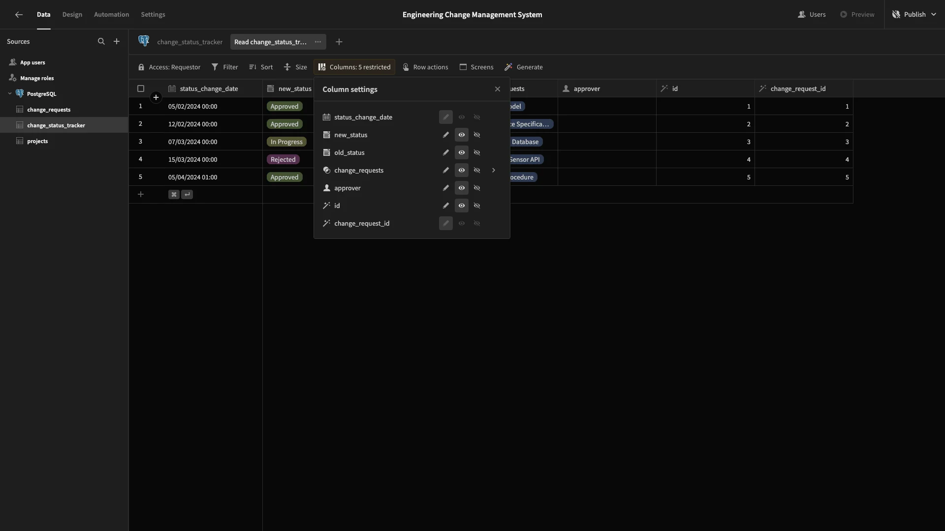 Engineering Change Management System Engineering Change Management System