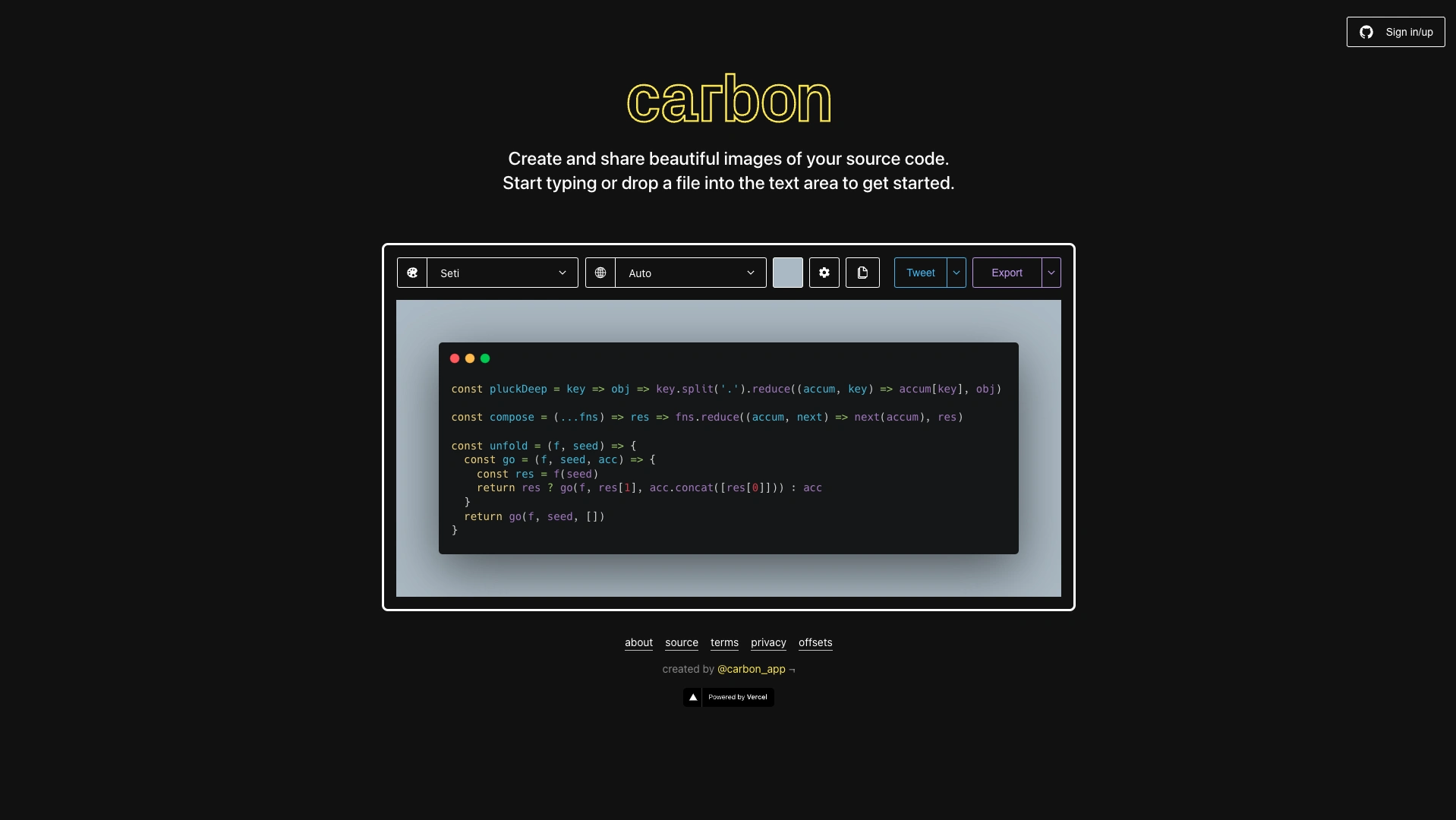 Carbon Web Application Design Carbon Web Application Design