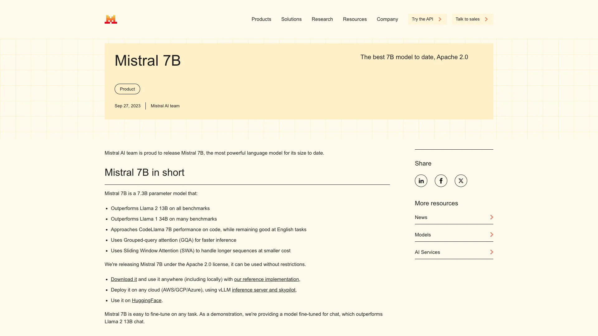 Mistral 7B Open Source LLM Mistral 7B Open Source LLM