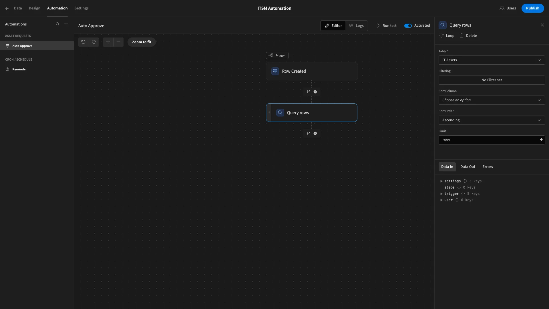 Query Rows