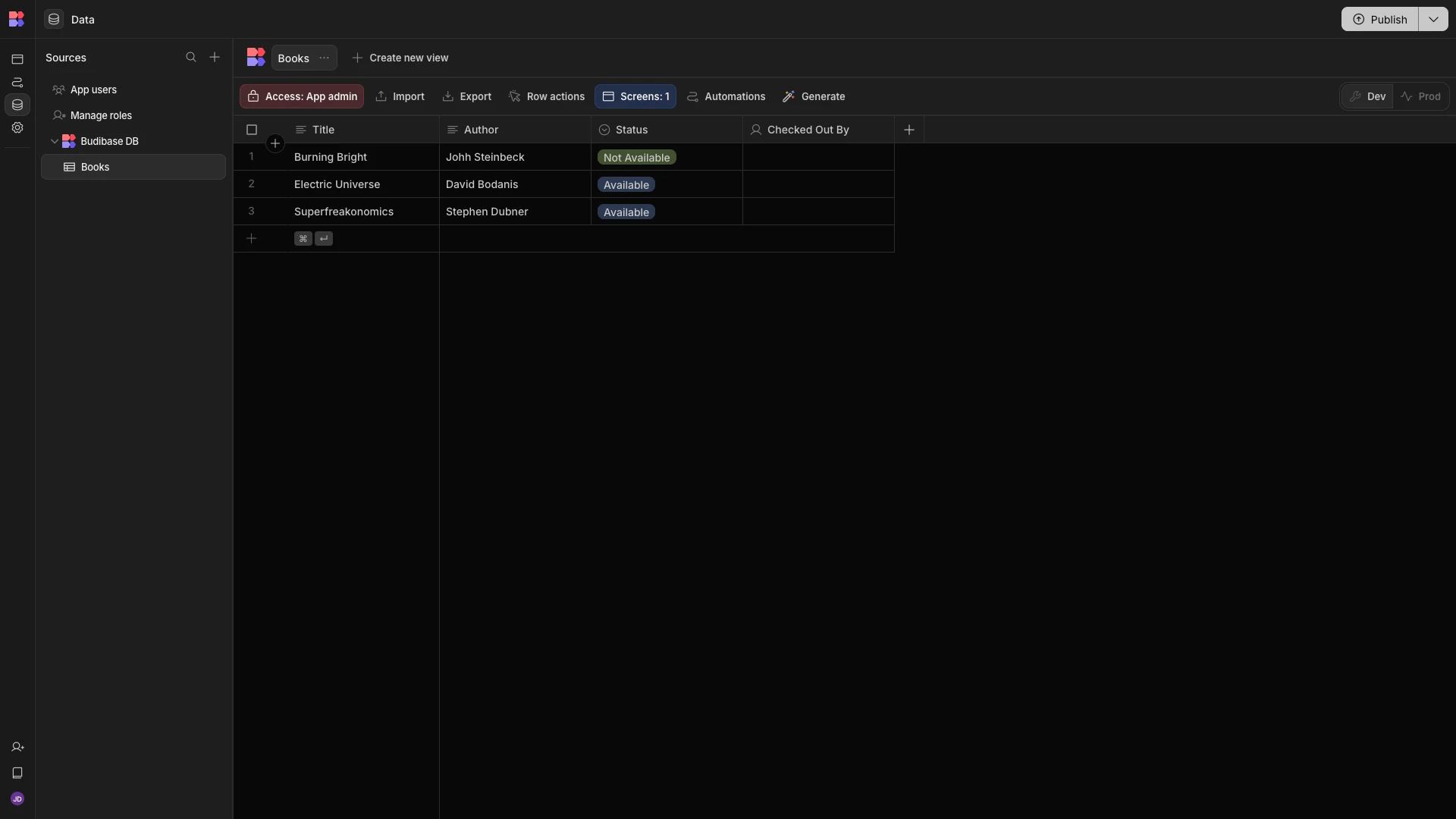 Database