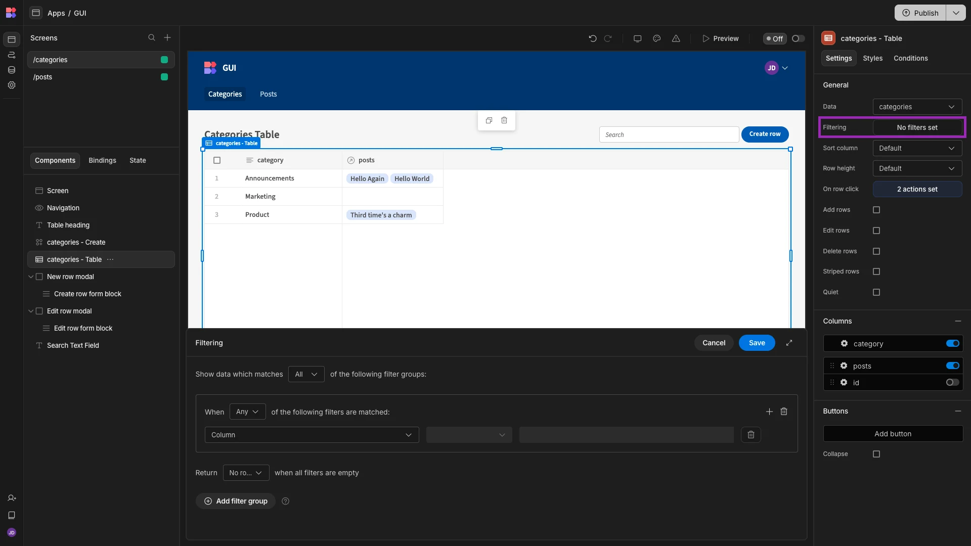 MySQL GUI