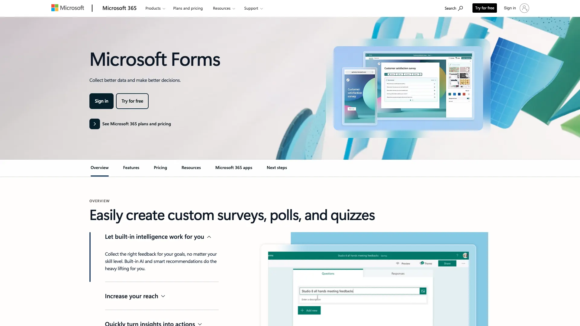 Microsoft Forms Alternatives