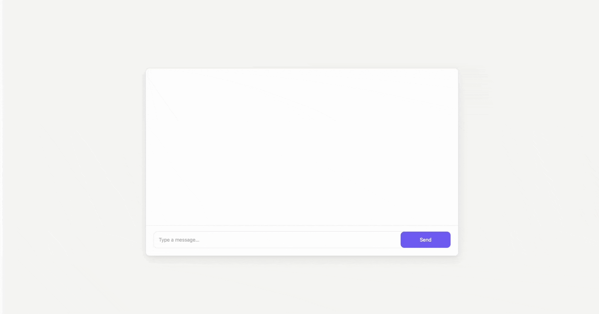 Internal Chat Component Streaming