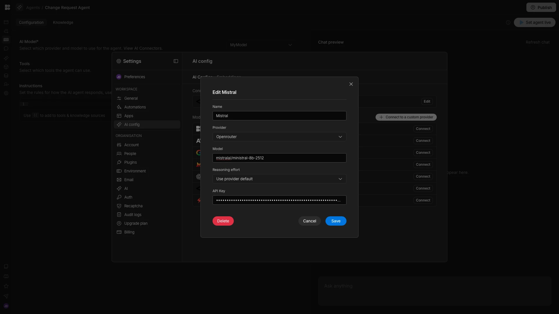 Model Config